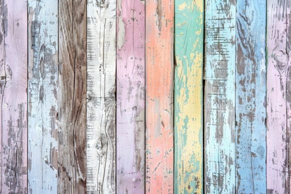 Download Colorful Vintage Wooden Plank Texture - Premium Resources
