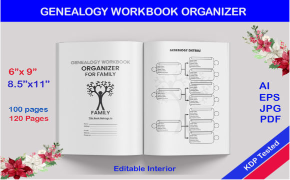 Download Genealogy Workbook Organizer for Family - For family Collection