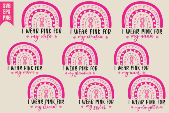 Download Pink for Family Breast Cancer Awareness - For family Collection